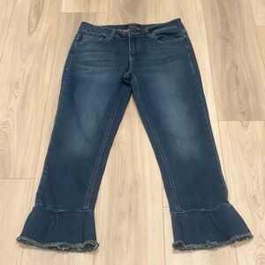 Earl Jeans Dark Blue Flare Leg Denim